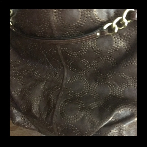 🎯COACH  Madison laser-cut OP art bag - Picture 3 of 6